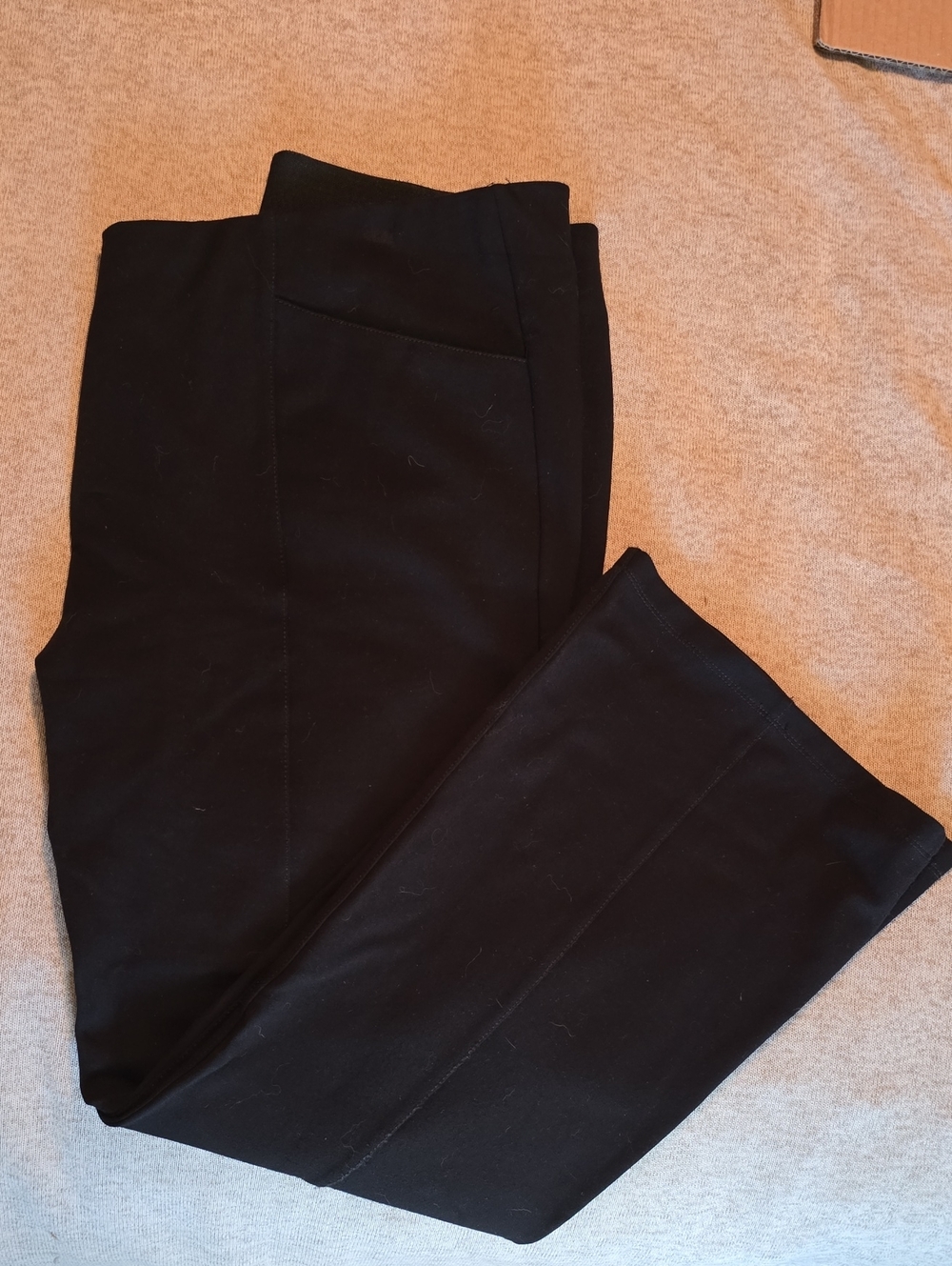 Betabrand Black Boot Cut Stretch Pants Petite Size 2XL
